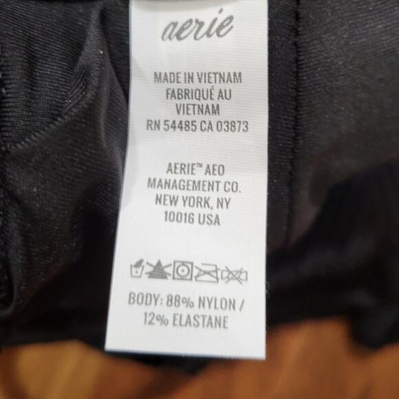 NWT Aerie Bandeau Swim Top With Playful Beaded Straps Size Small - Picture 12 of 13